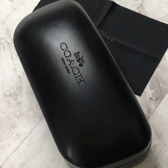 COACH Sunglasses Case, Black sunglasses case - Picture 3 of 4